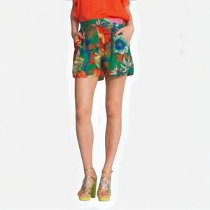 Desigual Monsieur Christian Lacroix Celia tropical coastal chic shorts sz 30